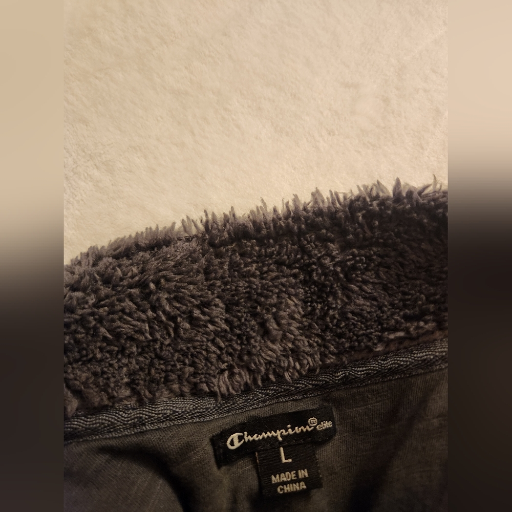 Champion Elite Men's Gray 1/4 Zip Pullover Sweater Size Large NWT - Picture 6 of 11